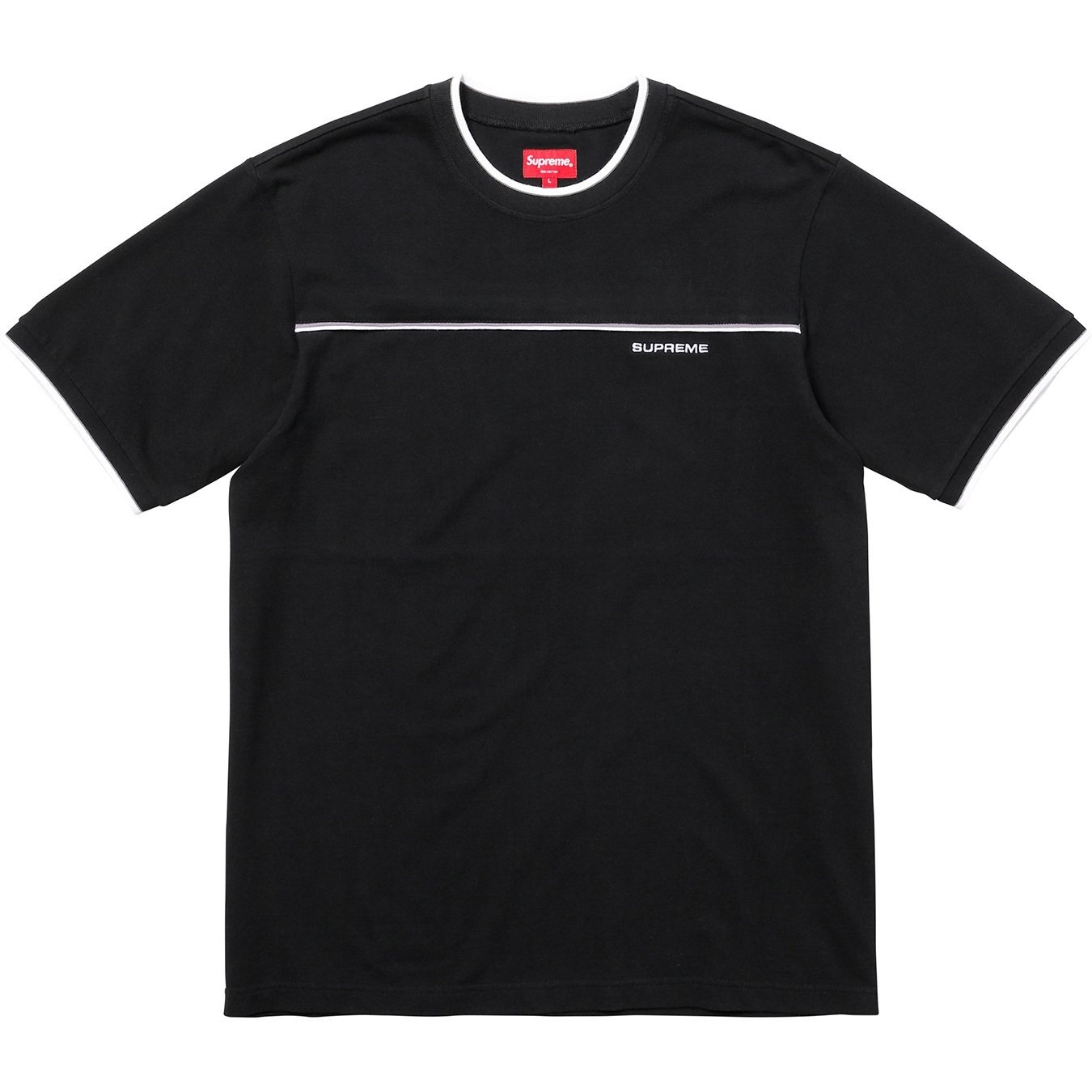 Contrast Yoke Pique Top view 6